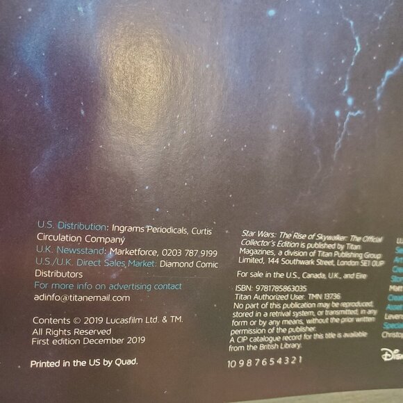 Official Collector’s Edition Star Wars Rise of Skywalk 2019 1st Ed. 1st Printing - Picture 5 of 10